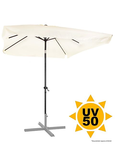ONDIS24 Marktschirm Sonnenschirm 3x2 Meter, Knick-Gelenk, günstig online kaufen