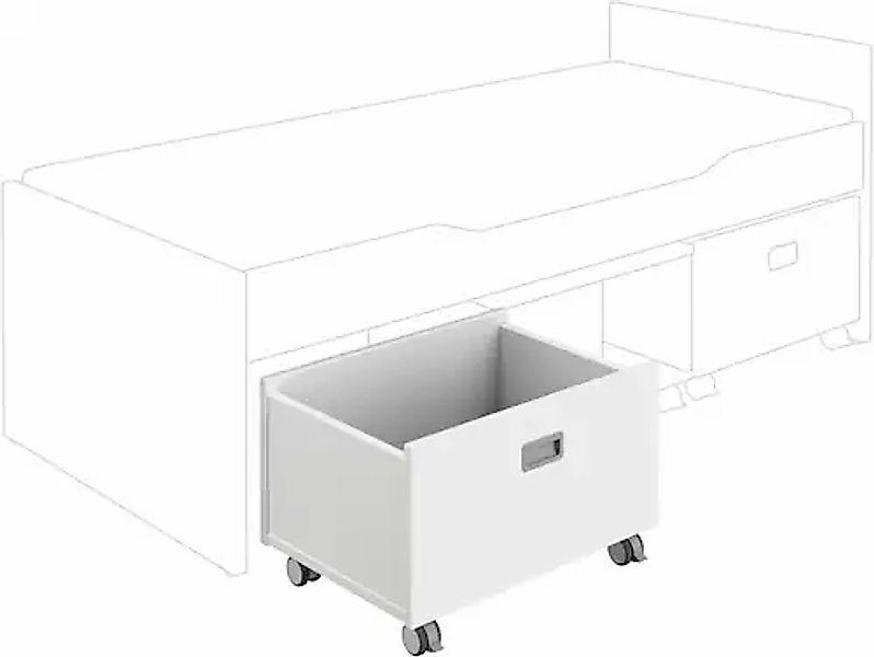 PAIDI Schieberegal »Rollbox«, Stauraumlösung auf Rollen, vielseitig einsetz günstig online kaufen