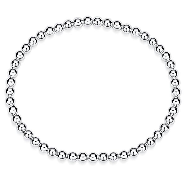 Materia Armband Damen Silber Kugelarmband elastisch günstig online kaufen