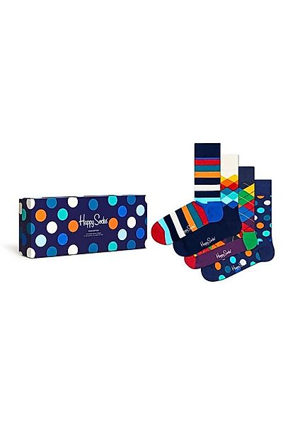 Happy Socks Basicsocken 4-Pack Multi-Color Socks Gift Set aus nachhaltiger günstig online kaufen