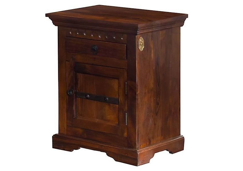 Massivmoebel24 Nachttisch OXFORD (Massivholz, Massivholztisch), Nachttisch günstig online kaufen