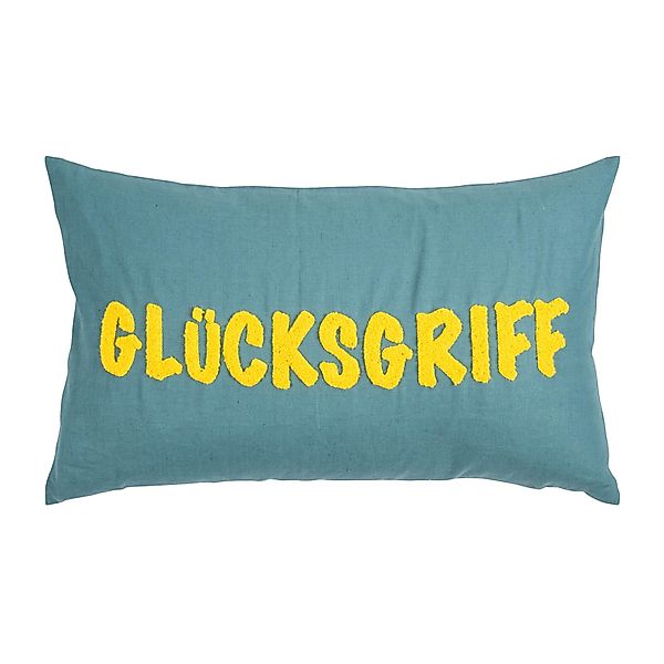 PAD Dekokissen Fraze Glücksgriff Opal, Schriftzug günstig online kaufen