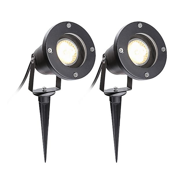 Clanmacy LED Gartenstrahler 1-10X Gartenbeleuchtung IP65 günstig online kaufen