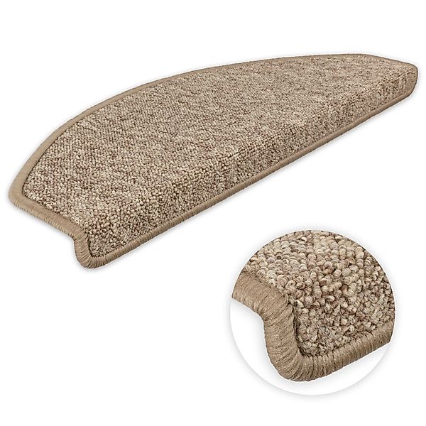 Metzker® Stufenmatte Stufenmatten Imago Halbrund Hellbraun günstig online kaufen