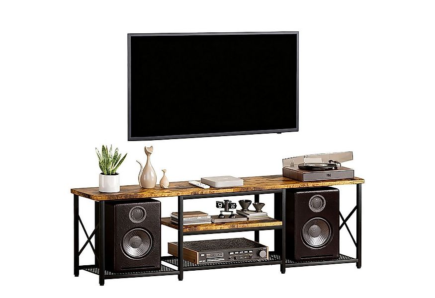 Yorbay TV-Rack TV Schrank mit offene Fächer für Lautsprecher, 160cm, TV Reg günstig online kaufen