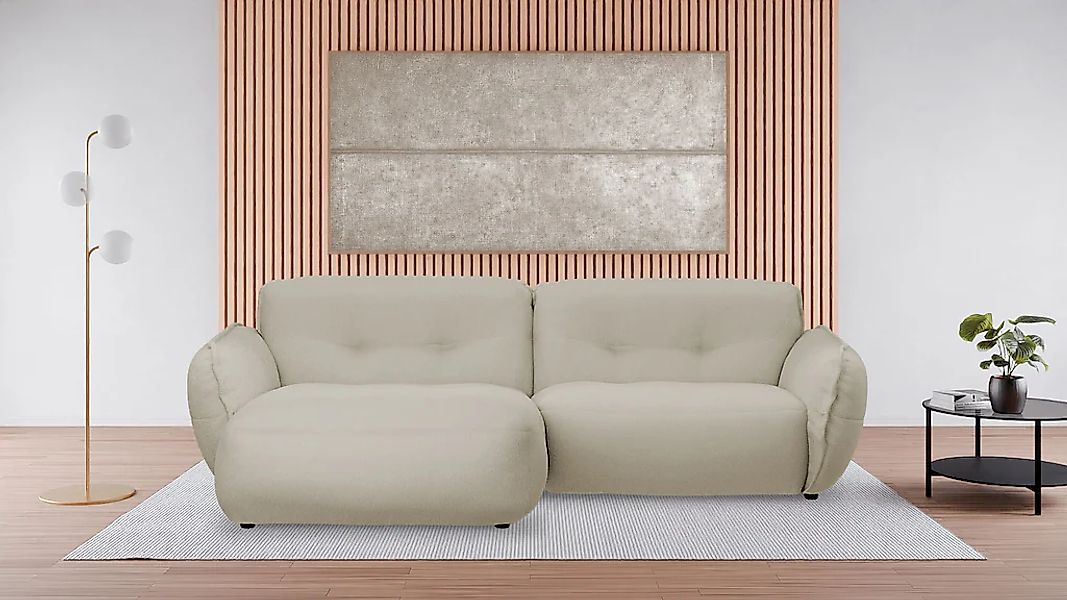 BETYPE Ecksofa "Be Fluffy", Softes Sitzgefühl, moderne Kedernaht, hochwerti günstig online kaufen