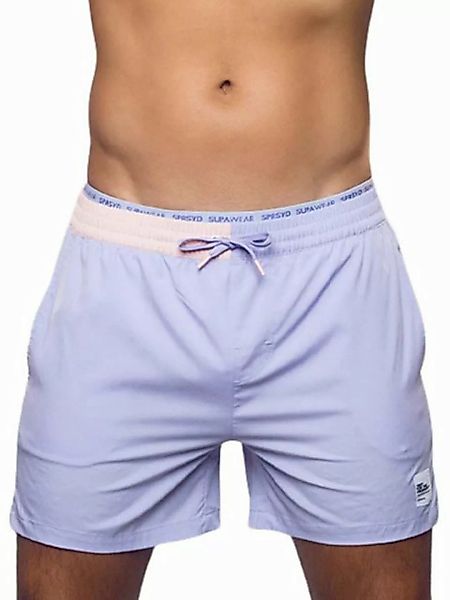 Supawear Shorts Supawear Double Elastic Shorts Colour Blocked Purple L günstig online kaufen