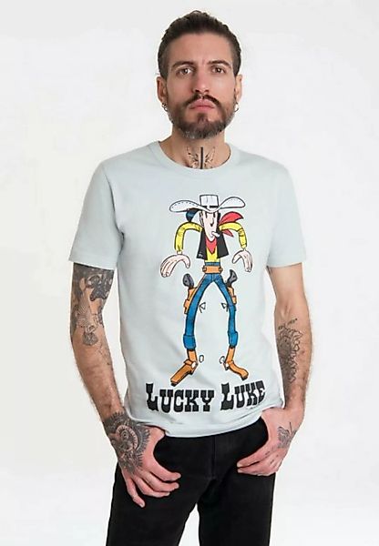 LOGOSHIRT T-Shirt Lucky Luke mit angesagtem Retro-Print günstig online kaufen