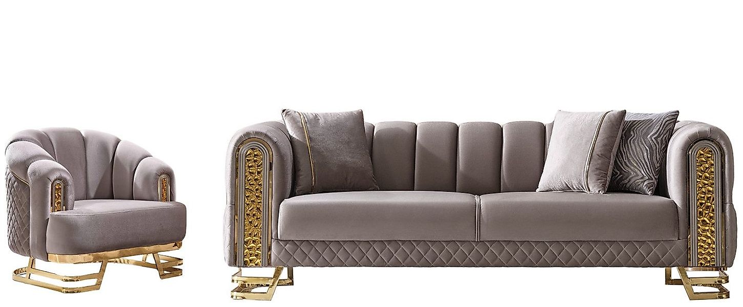Villa Möbel Polstergarnitur Aveline, (Set, 2-tlg), günstig online kaufen