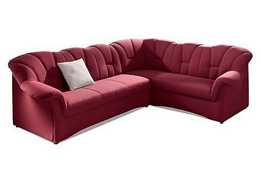 DOMO collection Ecksofa »Papenburg B/T/H: 242/190/84 cm L-Form« wahlweise m günstig online kaufen