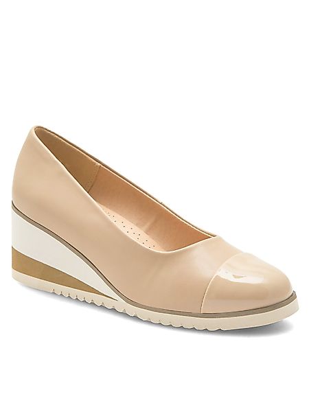 Clara Barson Pumps WYL3396-2 Beige Pumps günstig online kaufen