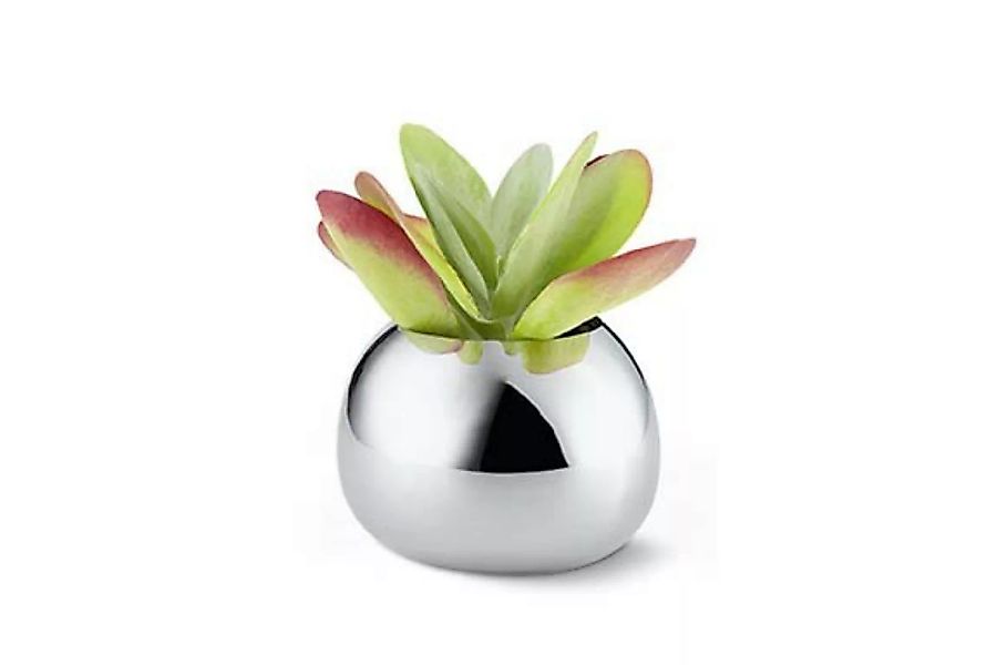 Bella Vase silber Ø 16 cm, Höhe 12 cm günstig online kaufen