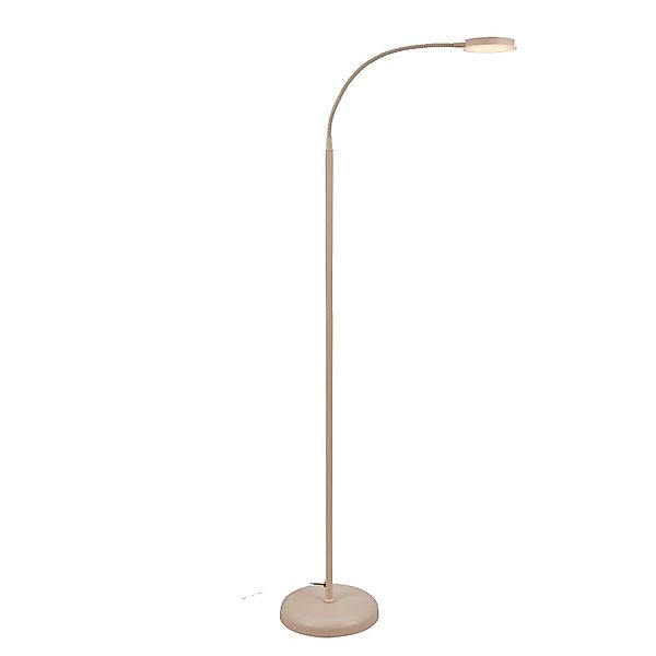 Brilo LED-Stehleuchte Megg Schwenkbar Dimmbar Touch Beige 21 x 150 cm günstig online kaufen