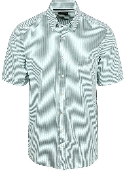 Casa Moda Short Sleeves Freizeithemd Grün Gestreift - Größe 3XL günstig online kaufen