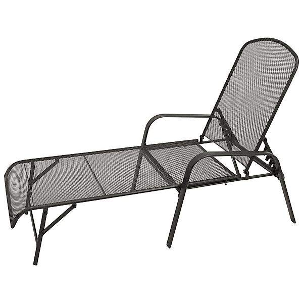 DEGAMO Gartenliege CLASSIC, verstellbar, Streckmetall anthrazit, günstig online kaufen
