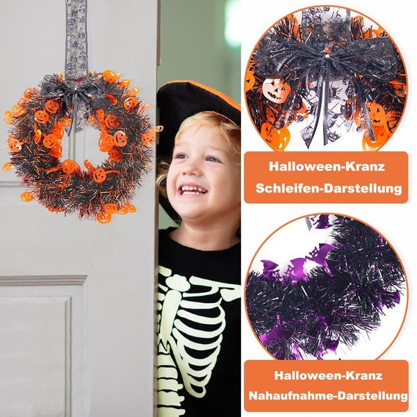 Coonoor Dekokranz Halloween Kranz Türdekoration Mit günstig online kaufen