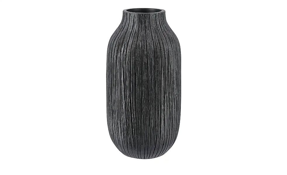 HOME STORY Deko Vase ¦ schwarz ¦ Polyresin (Kunstharz) ¦ Maße (cm): H: 25,5 günstig online kaufen