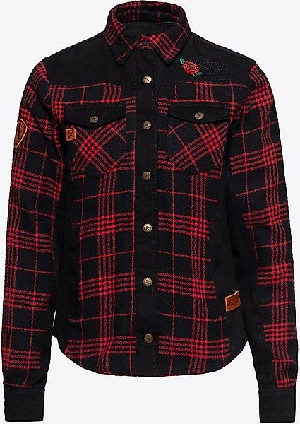 King Kerosin Outdoorhemd Queen Kerosin Wild Ones Roses Adventure Damen Hemd günstig online kaufen