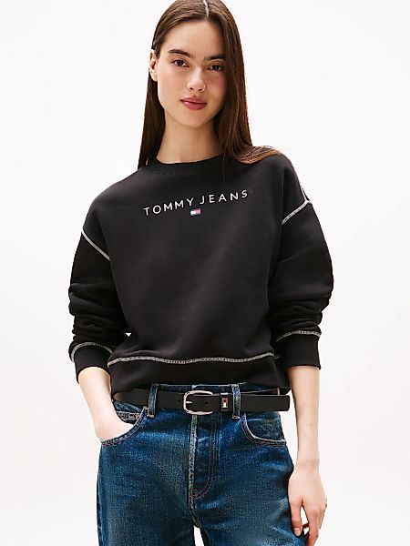 Tommy Jeans Sweatshirt "TJW RLX CRP STITCH LINEAR CREW" günstig online kaufen