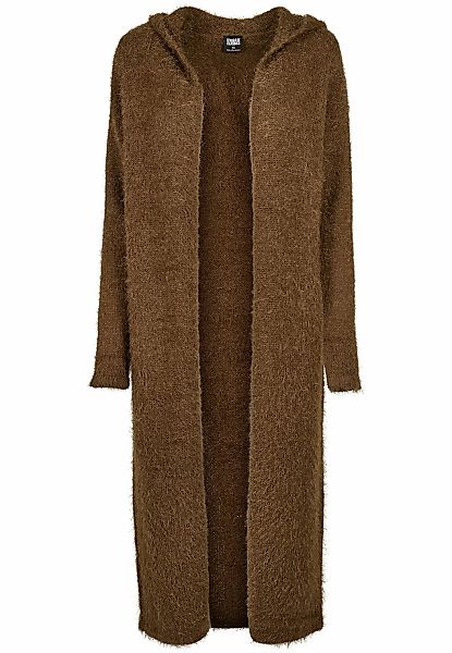 URBAN CLASSICS Strickjacke "Urban Classics Damen Ladies Hooded Feather Card günstig online kaufen