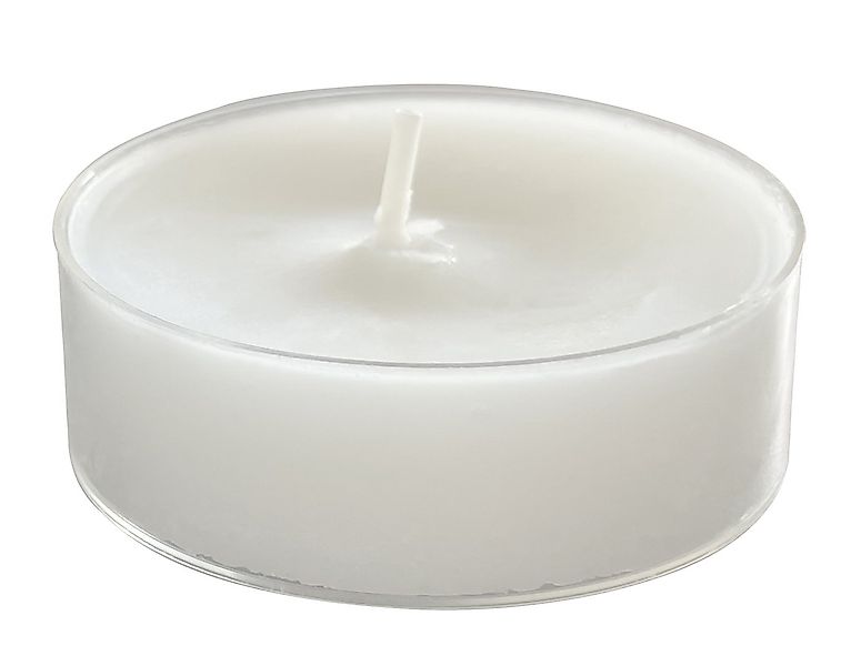 Wiedemann Kerzen Teelicht Maxi-Teelichte PC-Cup Weiß, 8 Stunden, 12 Stück günstig online kaufen