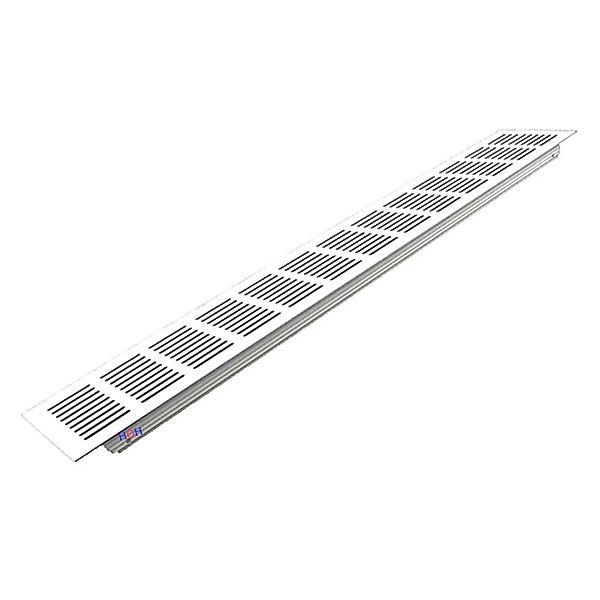 Häusler Lüftungsgitter LG-5008 W Eloxiert Stegblech Alu Weiß 500 x 80 mm günstig online kaufen