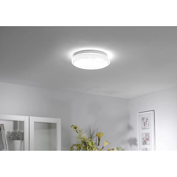 Just Light. LED-Deckenleuchte Lolasmart-Jupi Weiß App-steuerbar Ø 35 cm günstig online kaufen