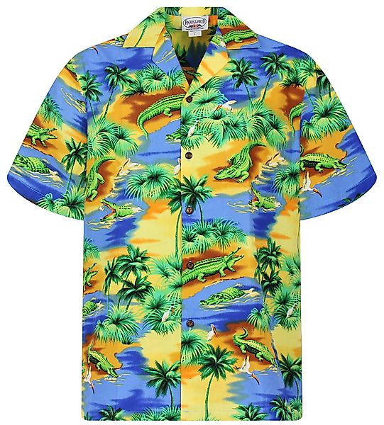 Pacific Legend Hawaiihemd Krokodile Original Hawaiihemd günstig online kaufen
