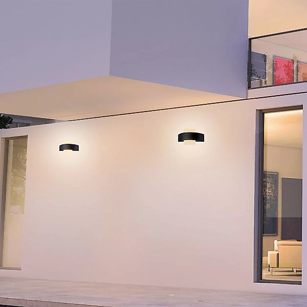 home24 LED-Wandleuchte Buitenlampen VIII günstig online kaufen