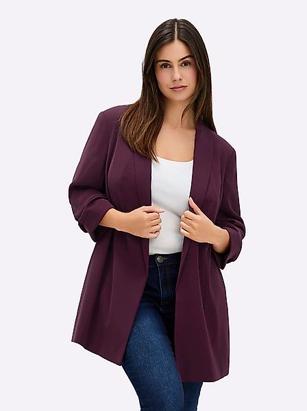 Sheego Blusenblazer Longblazer Langarm günstig online kaufen