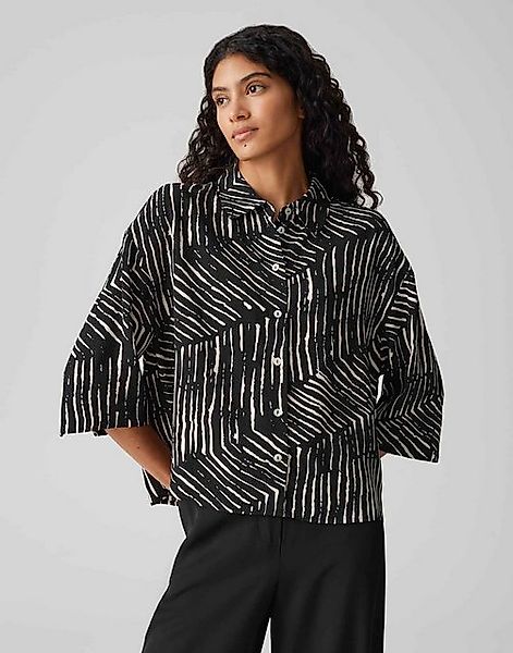 OPUS Kurzarmbluse Fiana palm leaves günstig online kaufen