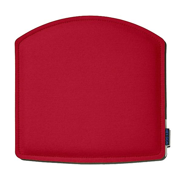 Hey-Sign - Catifa 46 Sitzauflage mit Schaumstofffüllung - rot/Filz/2x3mm/Lx günstig online kaufen