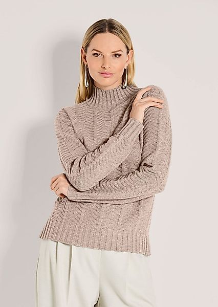 MADELEINE Strickpullover Eleganter Winterpullover mit Strukturstrick günstig online kaufen