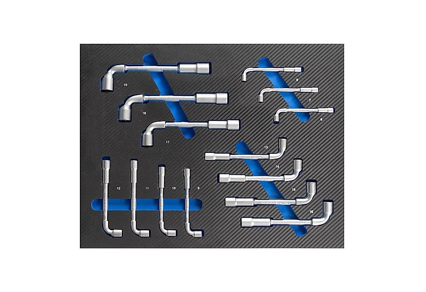 TRUTZHOLM Werkzeugset Profi Werkstattwagen Einlage blau Winkel Steckschlüss günstig online kaufen