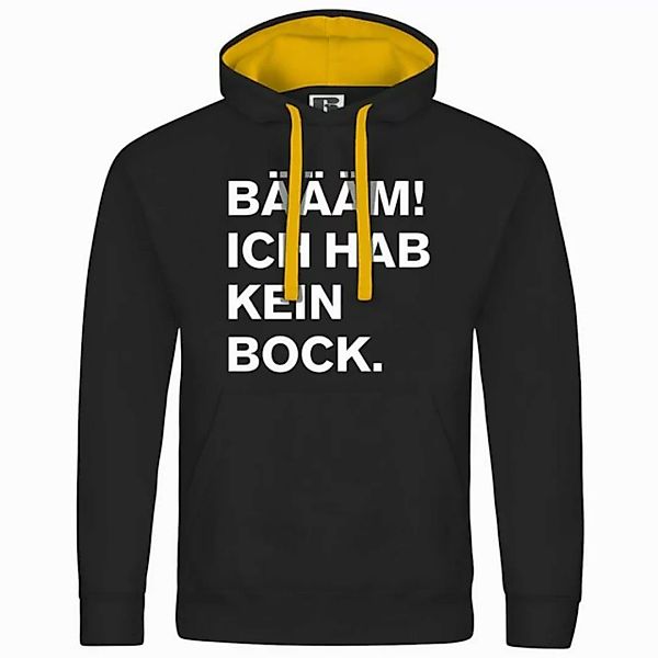 deinshirt Kapuzenpullover Herren Kapuzenpullover BÄÄÄM Ich hab kein bock me günstig online kaufen