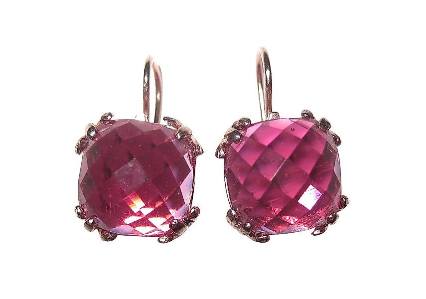 Mugello Paar Ohrhänger Padua klein pink vergoldet leuchtend Antik-Stil altm günstig online kaufen