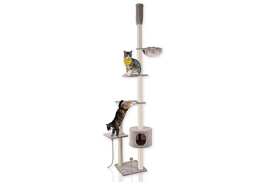 Lycce Kratzbaum Lycce Katzenbaum TOWER Kratzbaum deckenhoch Sisal Plüsch günstig online kaufen