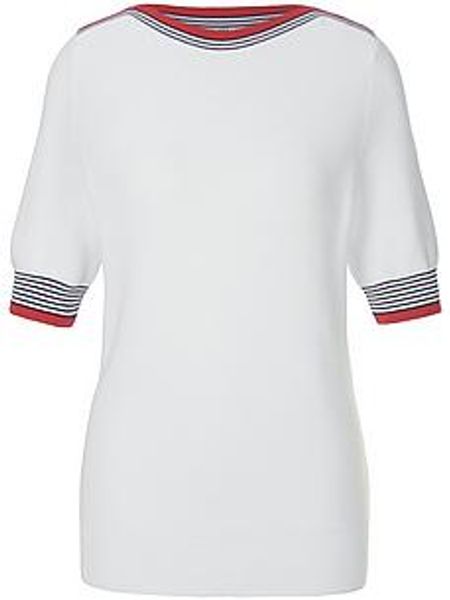Pullover aus 100% SUPIMA®-Baumwolle Peter Hahn weiss günstig online kaufen