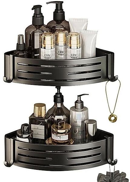 SURFOU Badregal Ecke Duschablage Ohne Bohren 2-Stück Duschregal Badezimmer günstig online kaufen