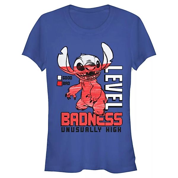Disney Classics - Lilo & Stitch - Stitch Badness Level - Frauen T-Shirt günstig online kaufen