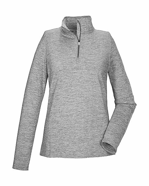 Killtec Langarmshirt "KSW 121 WMN FLX SHRT" Melange Funktionsshirt mit Steh günstig online kaufen