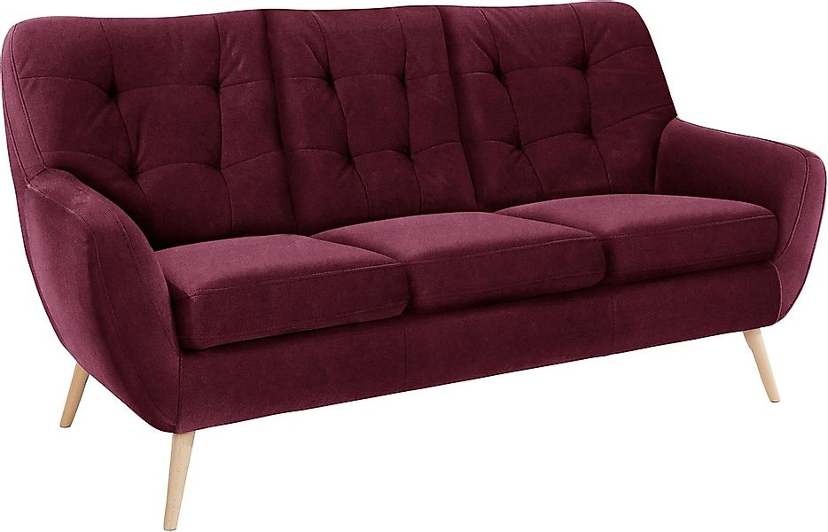 exxpo - sofa fashion 3-Sitzer »Scandi, bequem, aufwendige Rückenpolsterung günstig online kaufen
