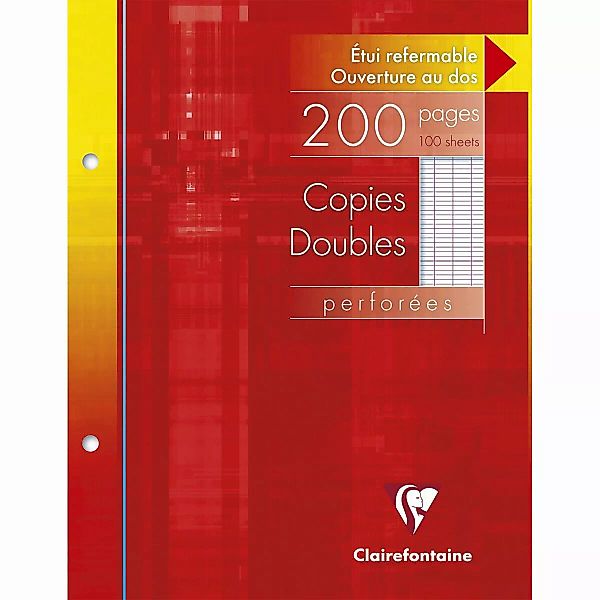 Notizbuch Clairefontaine Rot Weiß (restauriert A+) günstig online kaufen