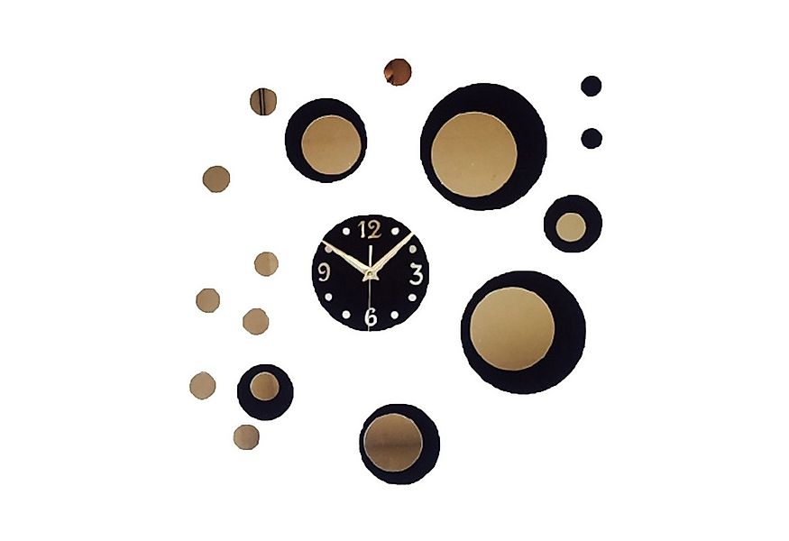 KINSI Wanduhr Stille DIY Wanduhr aus Acryl mit 3D-Effekt - Dekorative Wandu günstig online kaufen