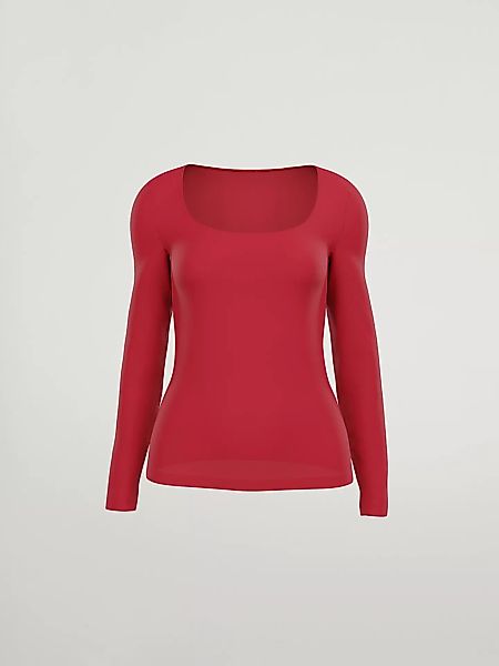 Wolford - Top Long Sleeves, Frau, lipstick, Größe: XS günstig online kaufen