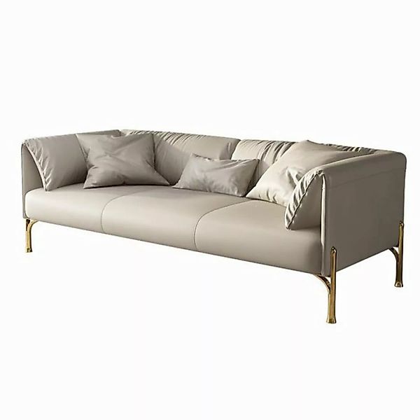 JVmoebel Sofa Sofa 3 Sitzer Klassisch Design Sofas Polster Leder Couchen 3 günstig online kaufen