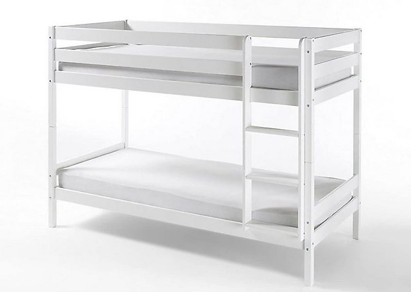 Homeline Etagenbett Kevin Etagenbett Kinderbett Weiss Hochbett Teilbar Mass günstig online kaufen