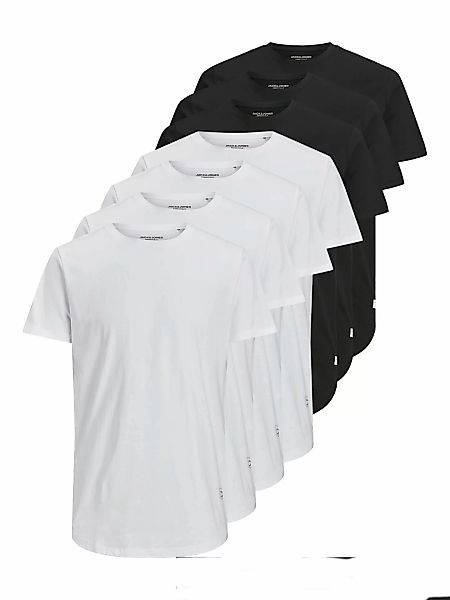 Jack & Jones Rundhalsshirt "JJENOA TEE SS CREW NECK 7PK MP NOOS", (Packung, günstig online kaufen