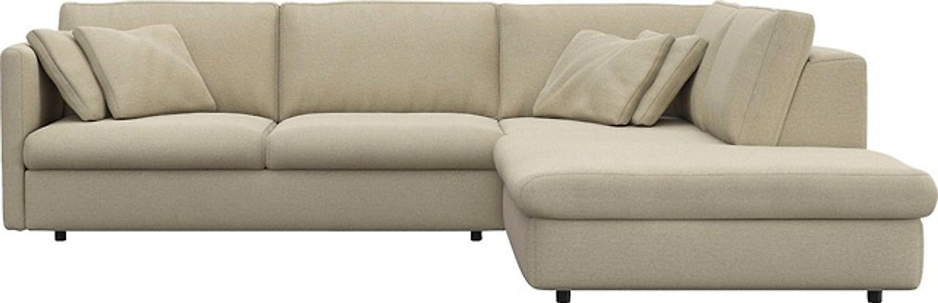 FLEXLUX Ecksofa »Lovane, elegant und zeitlos, bequem, L-Form«, Weich & ansc günstig online kaufen