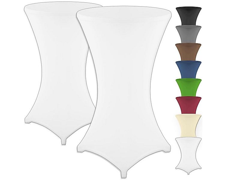 Gräfenstayn Stehtischhusse 2er Set Stretchbezug Stehtisch Hussen, Elegante günstig online kaufen